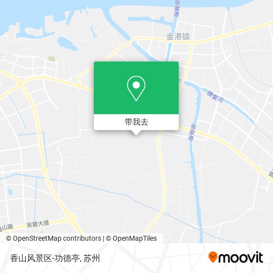 香山风景区-功德亭地图