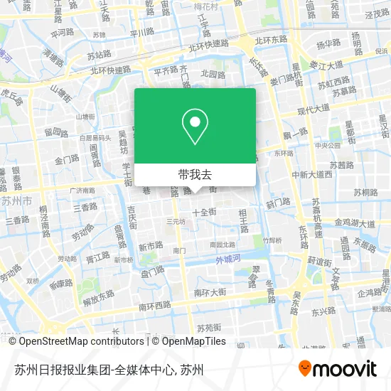 苏州日报报业集团-全媒体中心地图