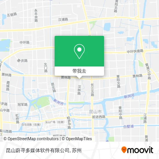 昆山蔚寻多媒体软件有限公司地图