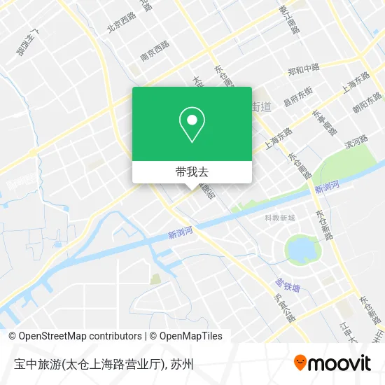 宝中旅游(太仓上海路营业厅)地图