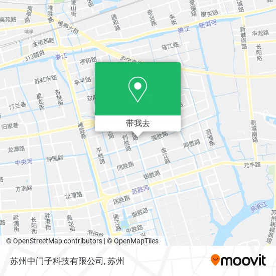 苏州中门子科技有限公司地图