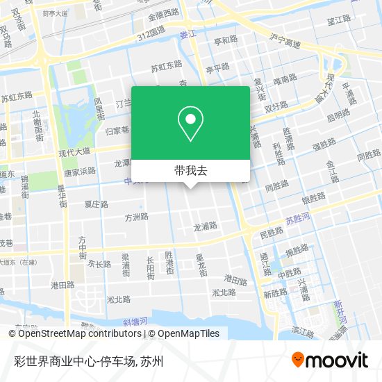 彩世界商业中心-停车场地图