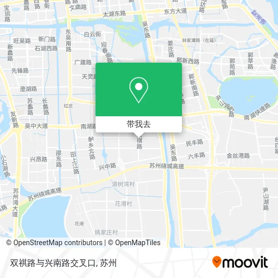 双祺路与兴南路交叉口地图