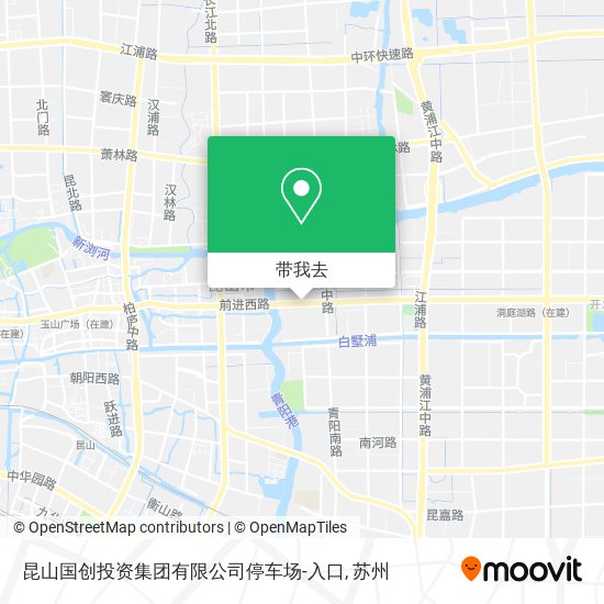 昆山国创投资集团有限公司停车场-入口地图