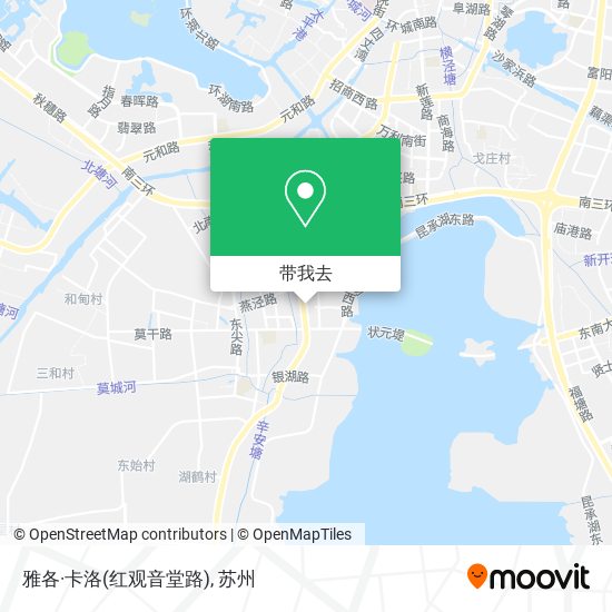 雅各·卡洛(红观音堂路)地图