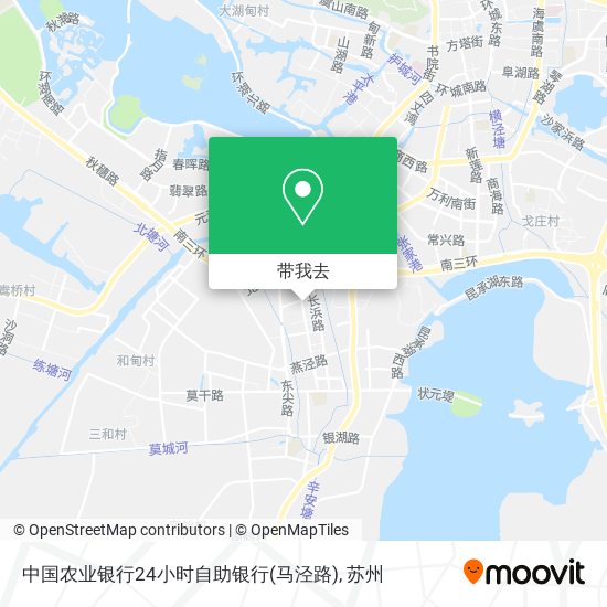 中国农业银行24小时自助银行(马泾路)地图