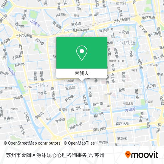 苏州市金阊区源沐观心心理咨询事务所地图