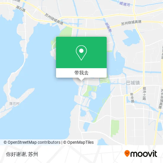 你好谢谢地图