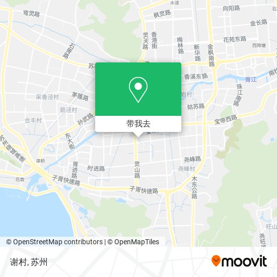 谢村地图