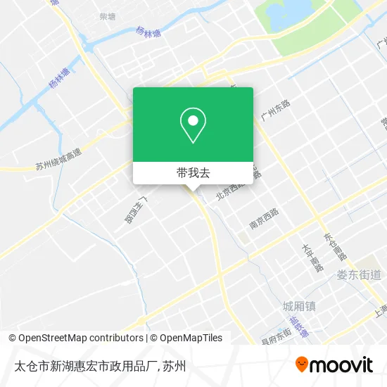 太仓市新湖惠宏市政用品厂地图
