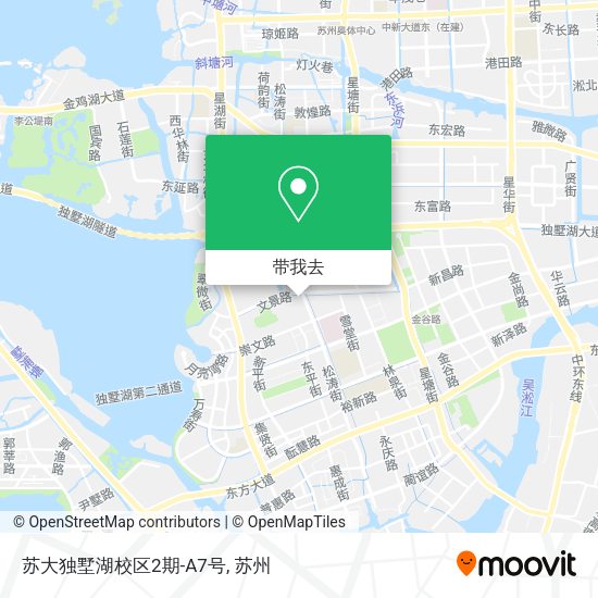苏大独墅湖校区2期-A7号地图