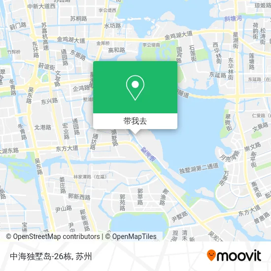 中海独墅岛-26栋地图