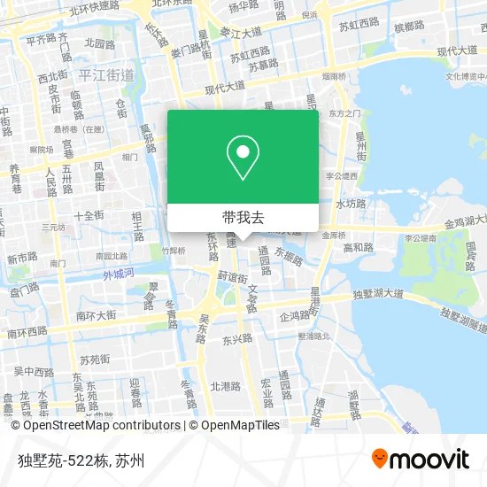 独墅苑-522栋地图
