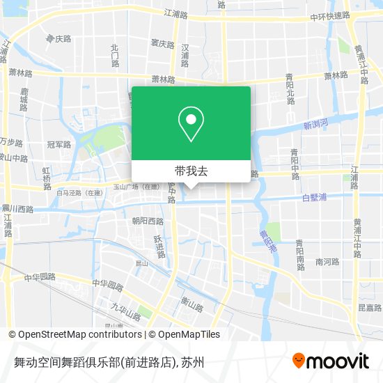 舞动空间舞蹈俱乐部(前进路店)地图