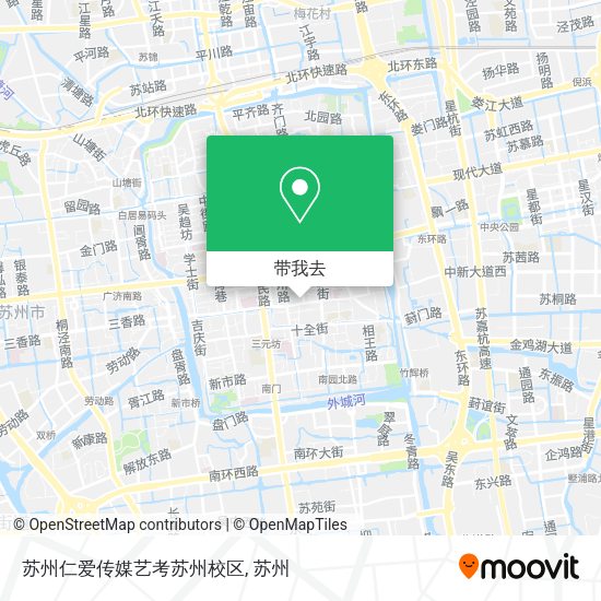 苏州仁爱传媒艺考苏州校区地图