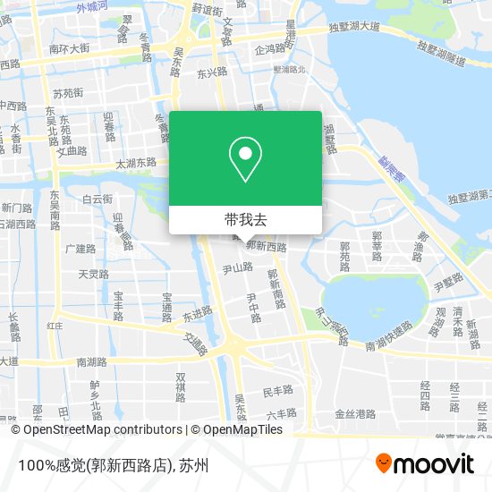 100%感觉(郭新西路店)地图