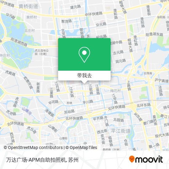 万达广场-APM自助拍照机地图