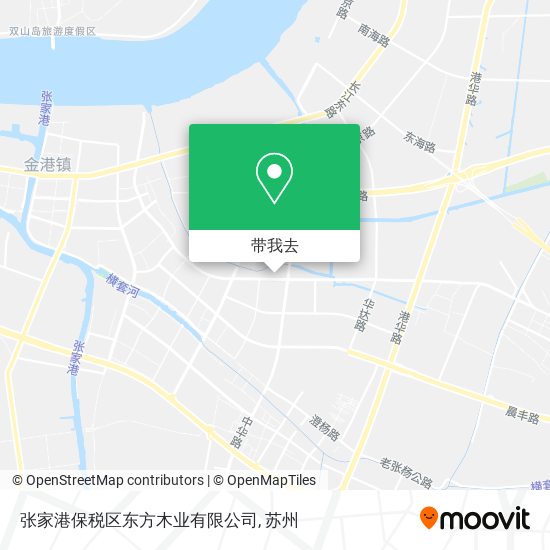 张家港保税区东方木业有限公司地图