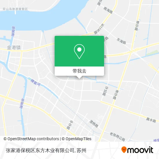 张家港保税区东方木业有限公司地图
