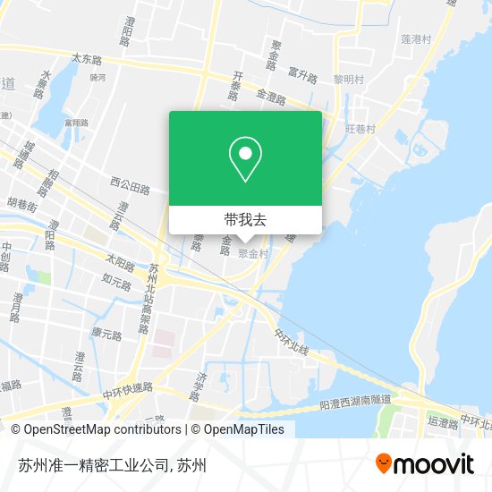 苏州准一精密工业公司地图