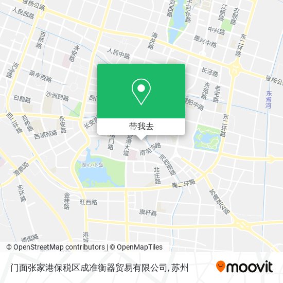 门面张家港保税区成准衡器贸易有限公司地图
