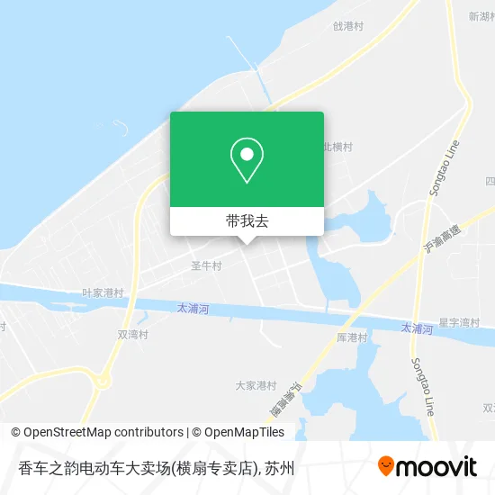 香车之韵电动车大卖场(横扇专卖店)地图