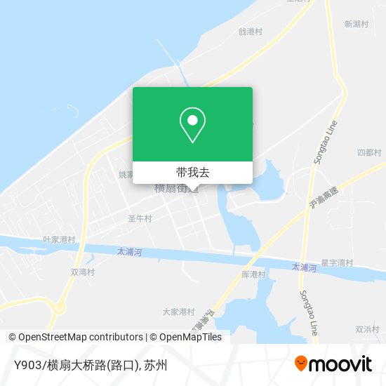 Y903/横扇大桥路(路口)地图