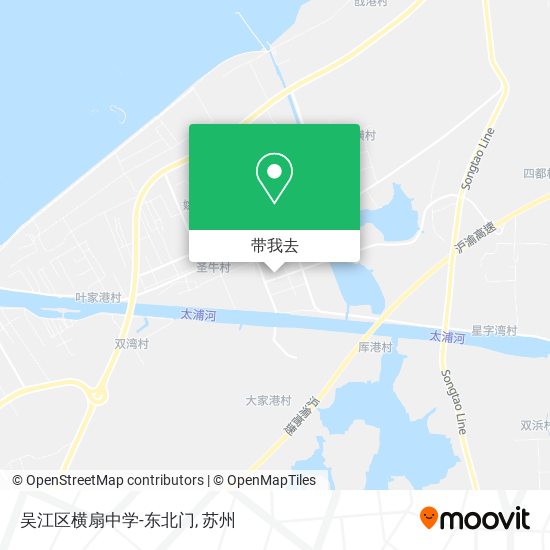 吴江区横扇中学-东北门地图