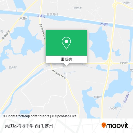 吴江区梅堰中学-西门地图