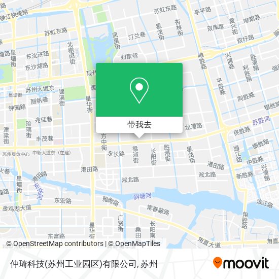 仲琦科技(苏州工业园区)有限公司地图