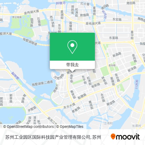 苏州工业园区国际科技园产业管理有限公司地图