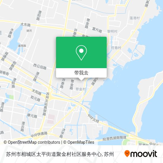 苏州市相城区太平街道聚金村社区服务中心地图