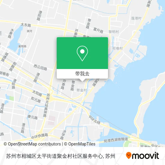 苏州市相城区太平街道聚金村社区服务中心地图