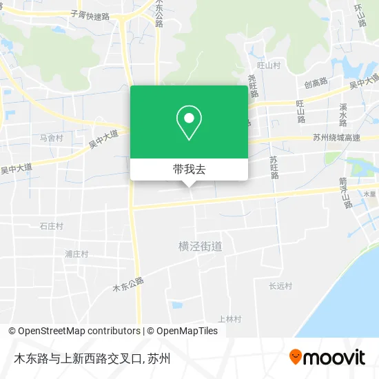 木东路与上新西路交叉口地图