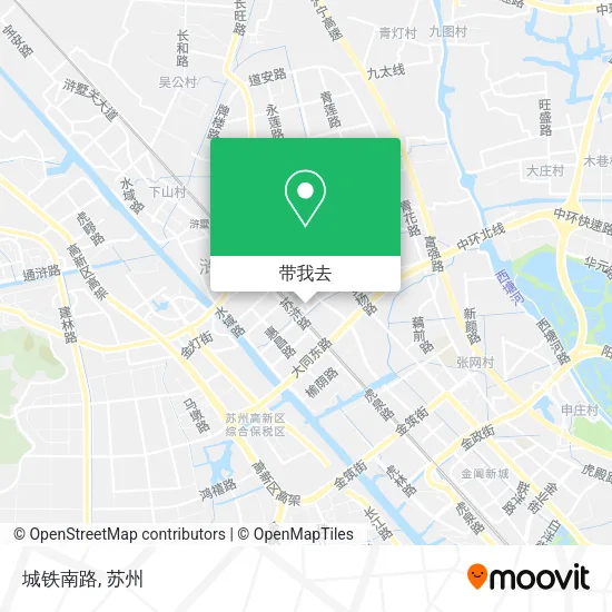 城铁南路地图