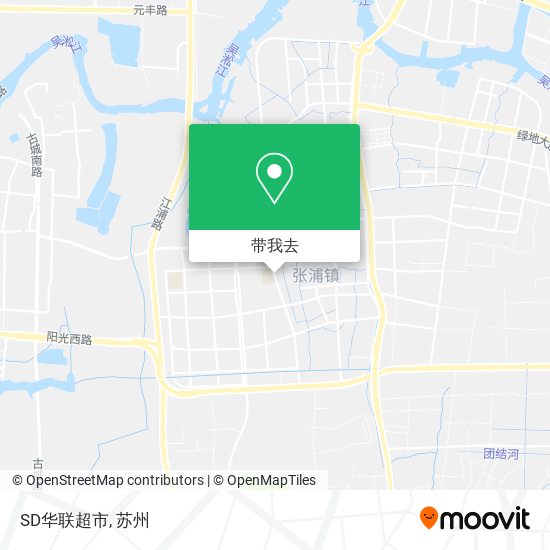 SD华联超市地图