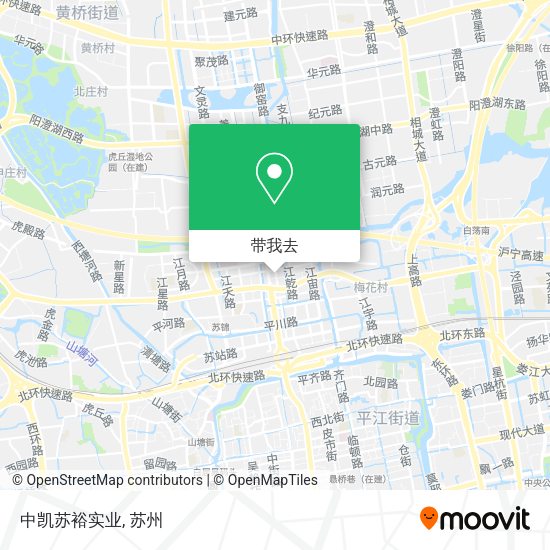 中凯苏裕实业地图