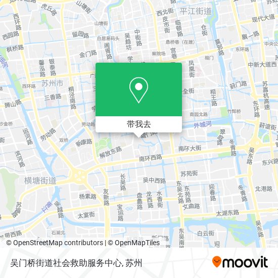 吴门桥街道社会救助服务中心地图