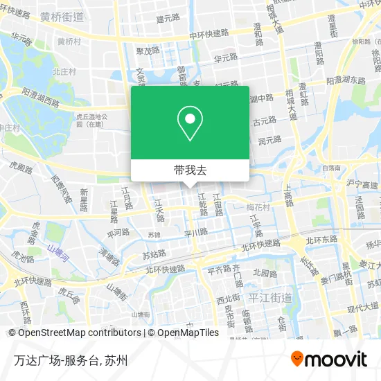 万达广场-服务台地图