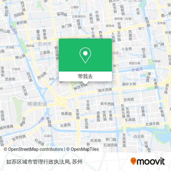 姑苏区城市管理行政执法局地图