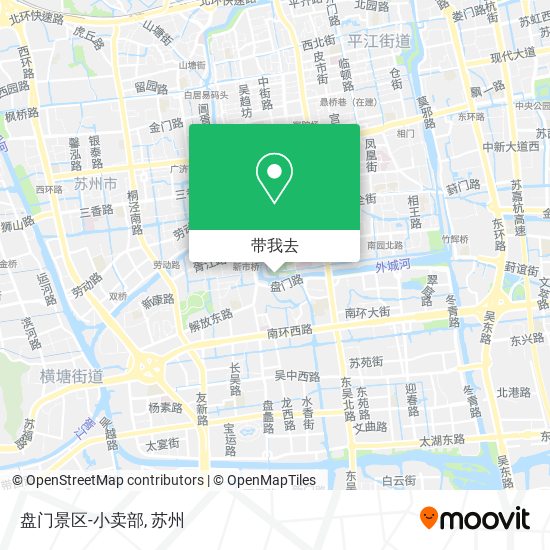 盘门景区-小卖部地图