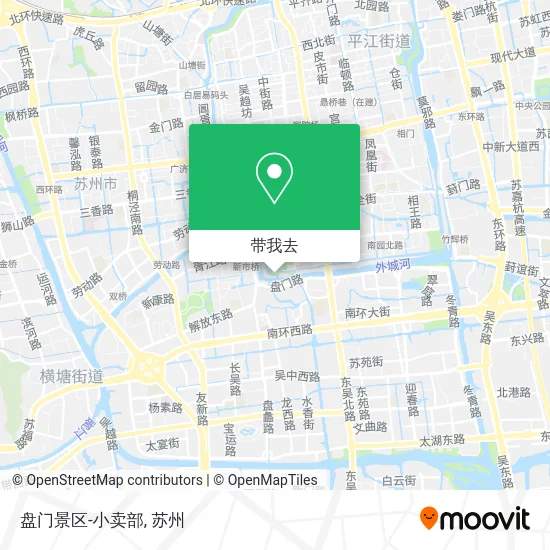 盘门景区-小卖部地图