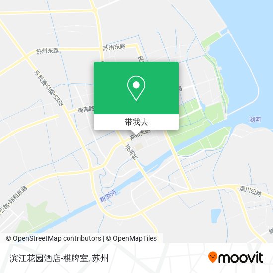 滨江花园酒店-棋牌室地图