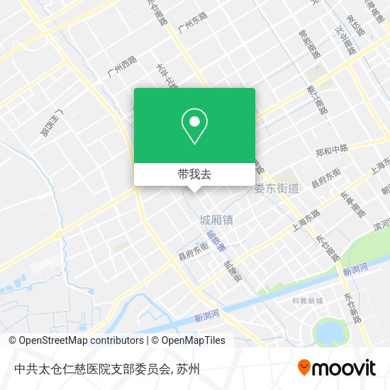 中共太仓仁慈医院支部委员会地图