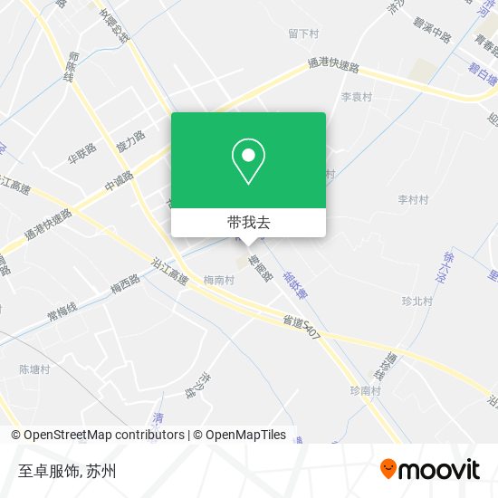 至卓服饰地图