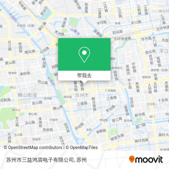 苏州市三益鸿震电子有限公司地图