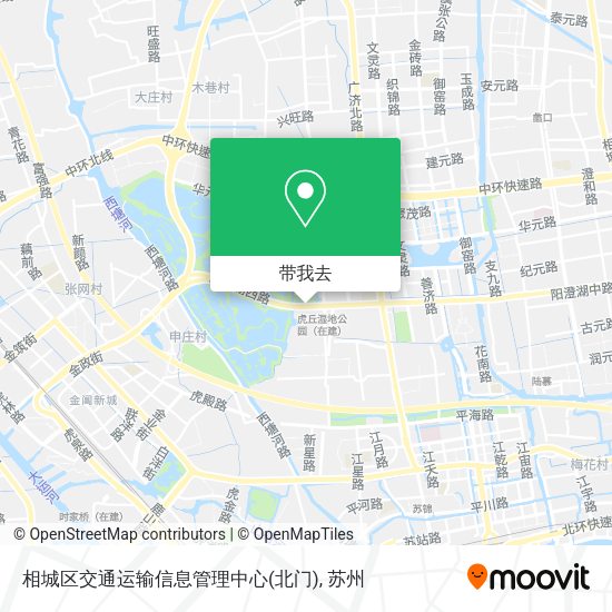 相城区交通运输信息管理中心(北门)地图