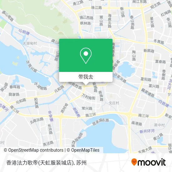 香港法力歌帝(天虹服装城店)地图