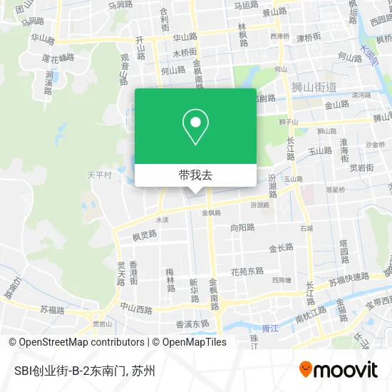 SBI创业街-B-2东南门地图