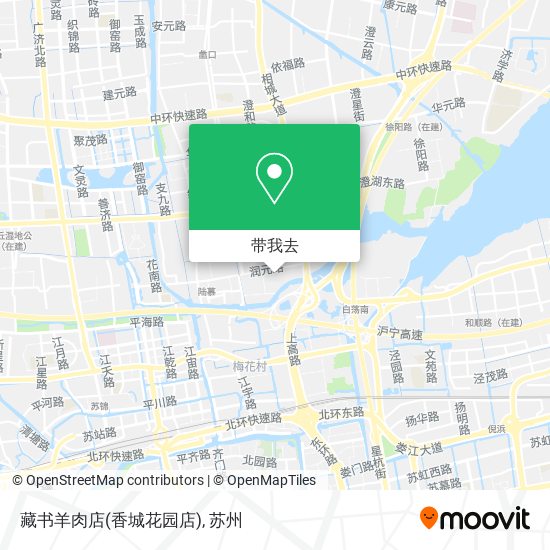 藏书羊肉店(香城花园店)地图